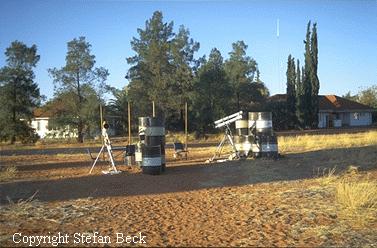 Farm with telescopes